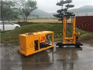 Sprzęt CPT w pobliżu brzegu